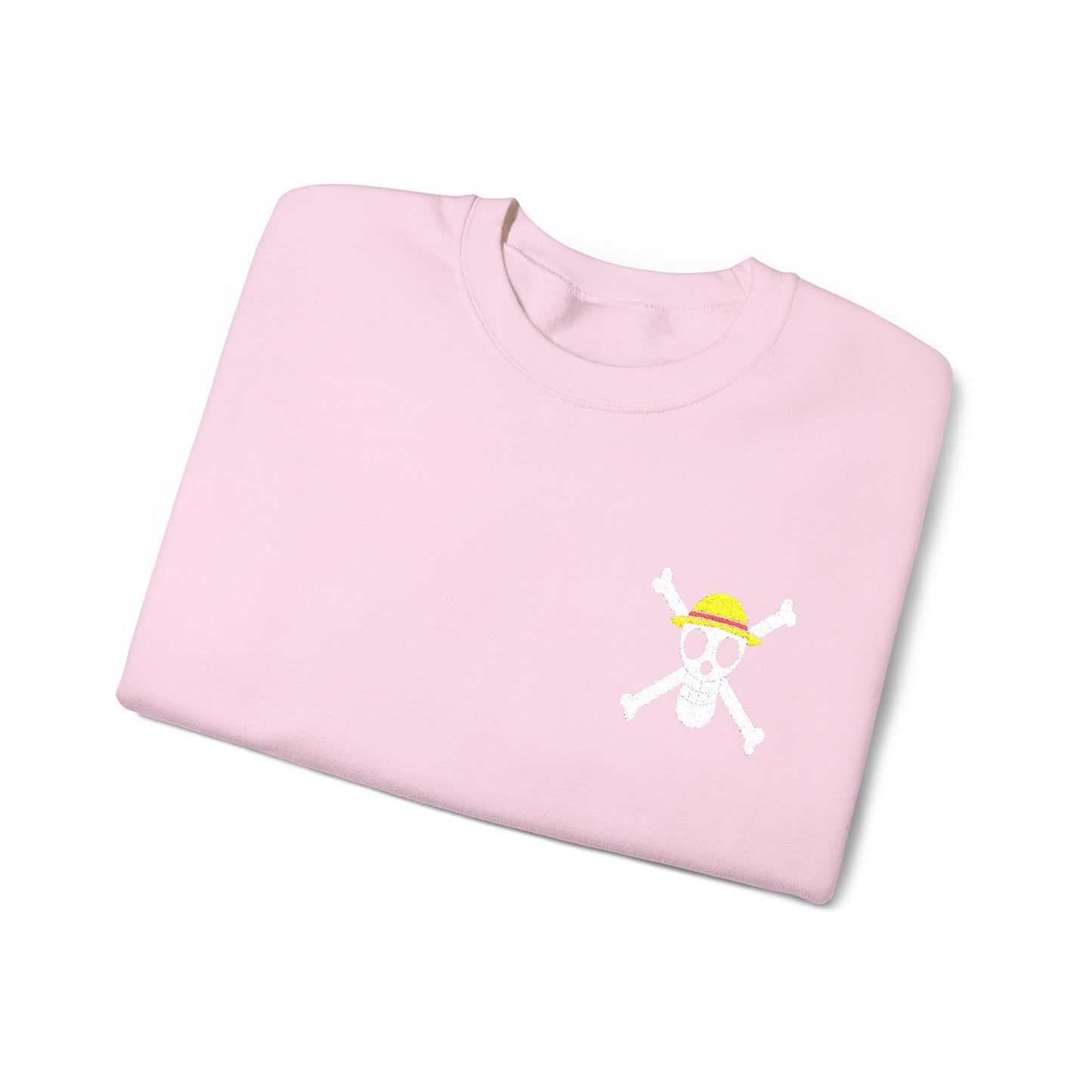 Straw Hat Pirates' Jolly Roger Embroidered Unisex Crewneck Sweatshirt