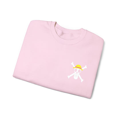 Straw Hat Pirates' Jolly Roger Embroidered Unisex Crewneck Sweatshirt