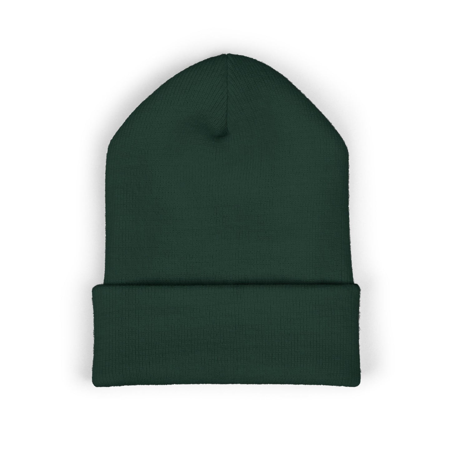 Tired Cuffed Beanie, Embroidered Beanie Hat, Eco-Friendly Accessories, Winter Warm Hat