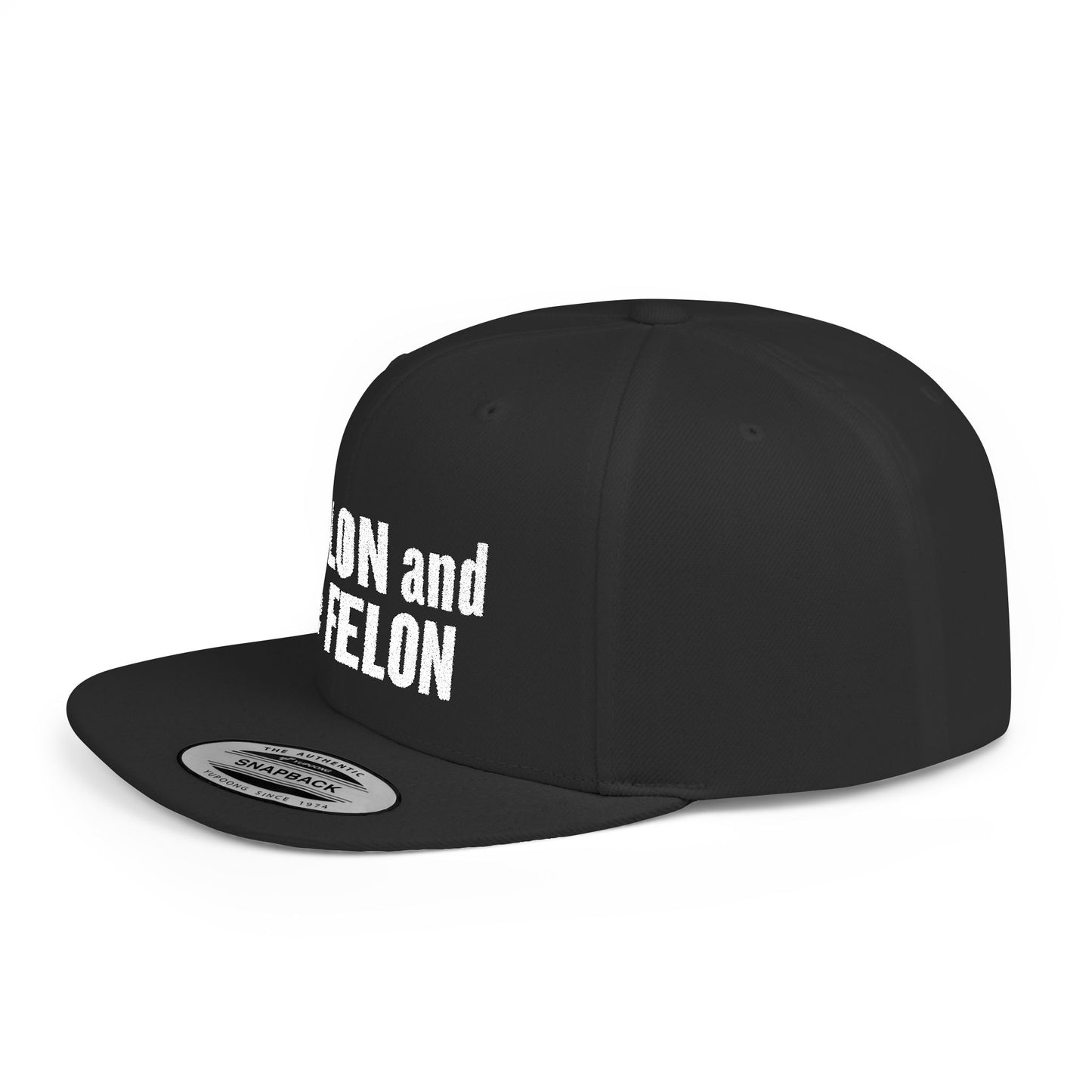 F ELON and the FELON Flat Bill Snapback Hat
