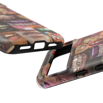 Gold Grillz Bold Phone Case, For The Culture Tough Phone Cover, Statement Accessory, Unique Tech Gift
