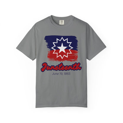 Happy Juneteenth Gift - Freedom Day Unisex Garment-Dyed T-shirt
