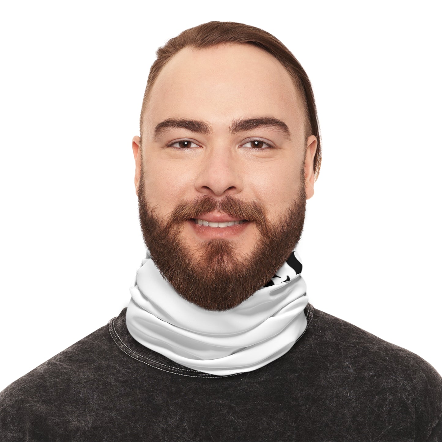 Winter Neck Gaiter With Drawstring