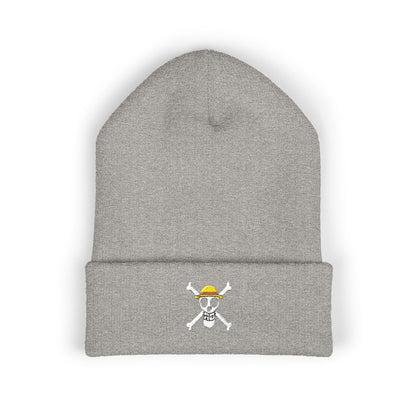 Straw Hat Pirates' Jolly Roger Embroidered Beanie Hat