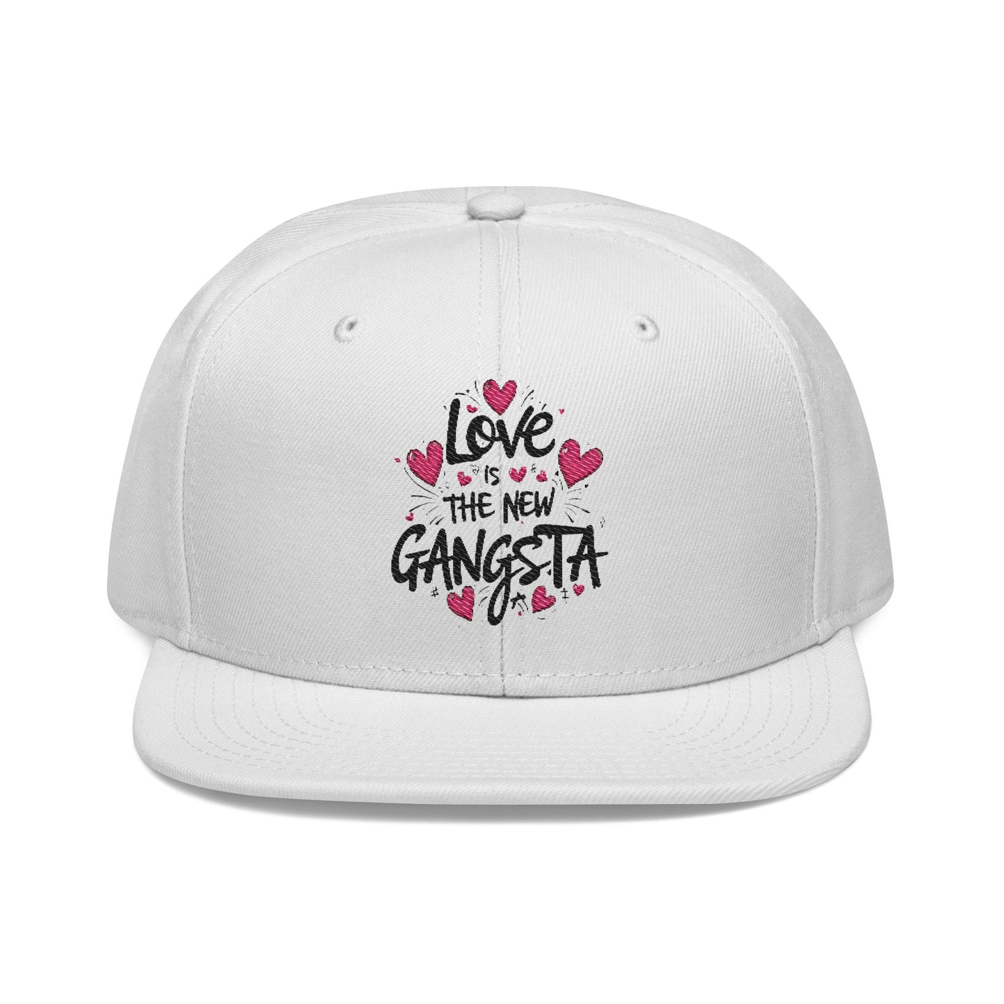 Love is The New Gangsta Snapback Hat, Streetwear, Resistance Accessories, Fashion Statement
