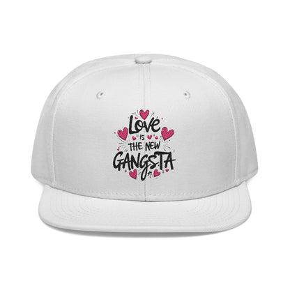 Love is The New Gangsta Snapback Hat, Streetwear, Resistance Accessories, Fashion Statement