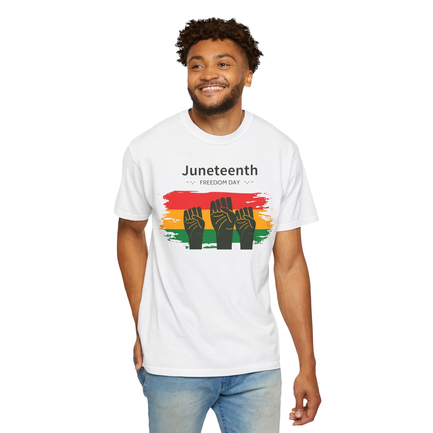 Juneteenth - Unisex Garment-Dyed T-shirt