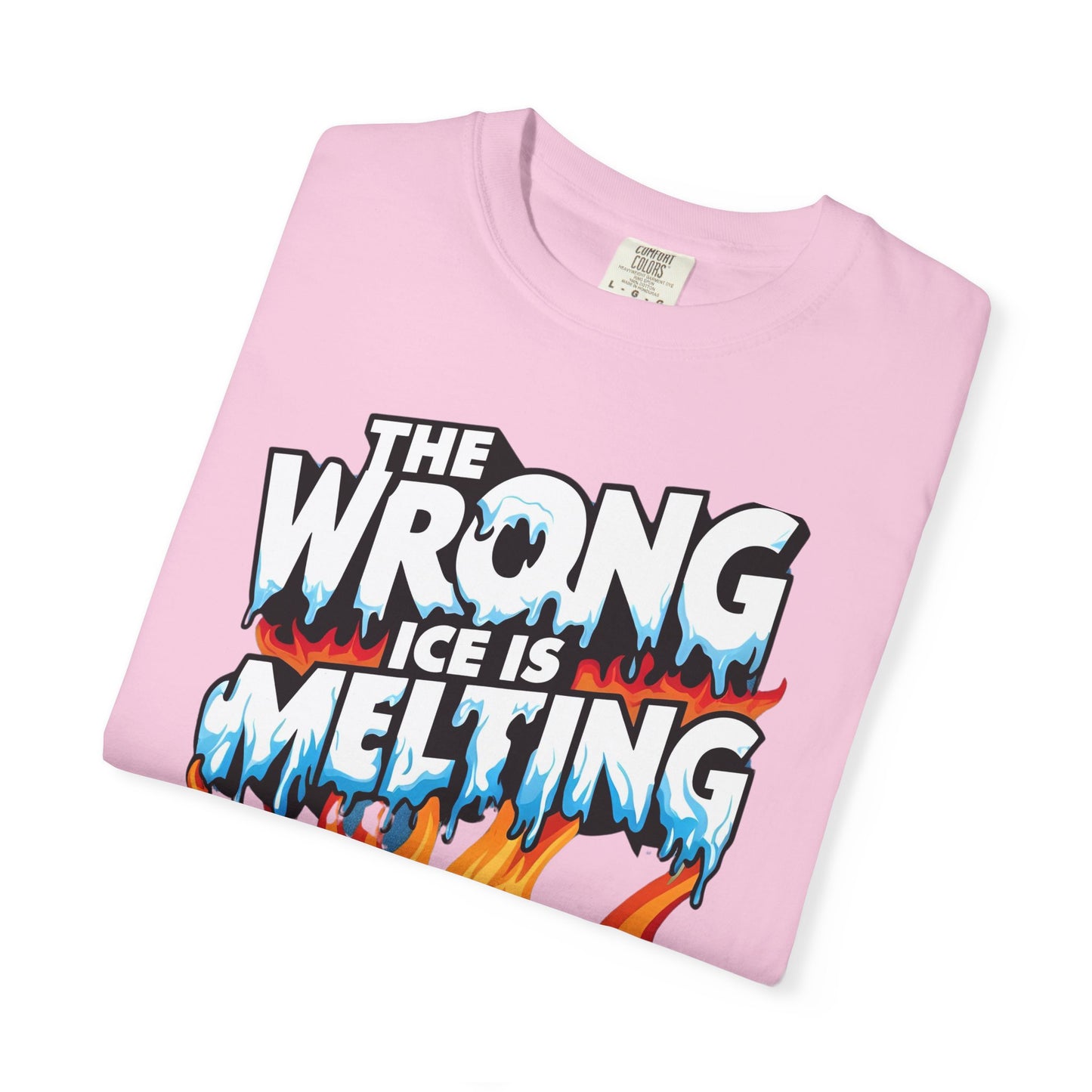 The Wrong Ice Is Melting Eco-Conscious Unisex T-Shirt - Climate Change Awareness Tee, Sustainable Fashion, Environmentalist Gift, Earth Day Apparel, Activism Top