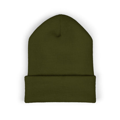 F ELON and the FELON Classic Cuffed Beanie, Embroidered Beanie Hat, Eco-Friendly Accessories, Political Headgear