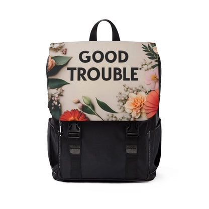 Good Trouble - Unisex Casual Shoulder Backpack Purse