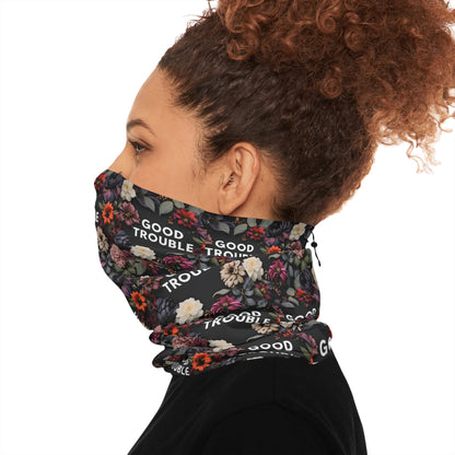 Winter Neck Gaiter With Drawstring