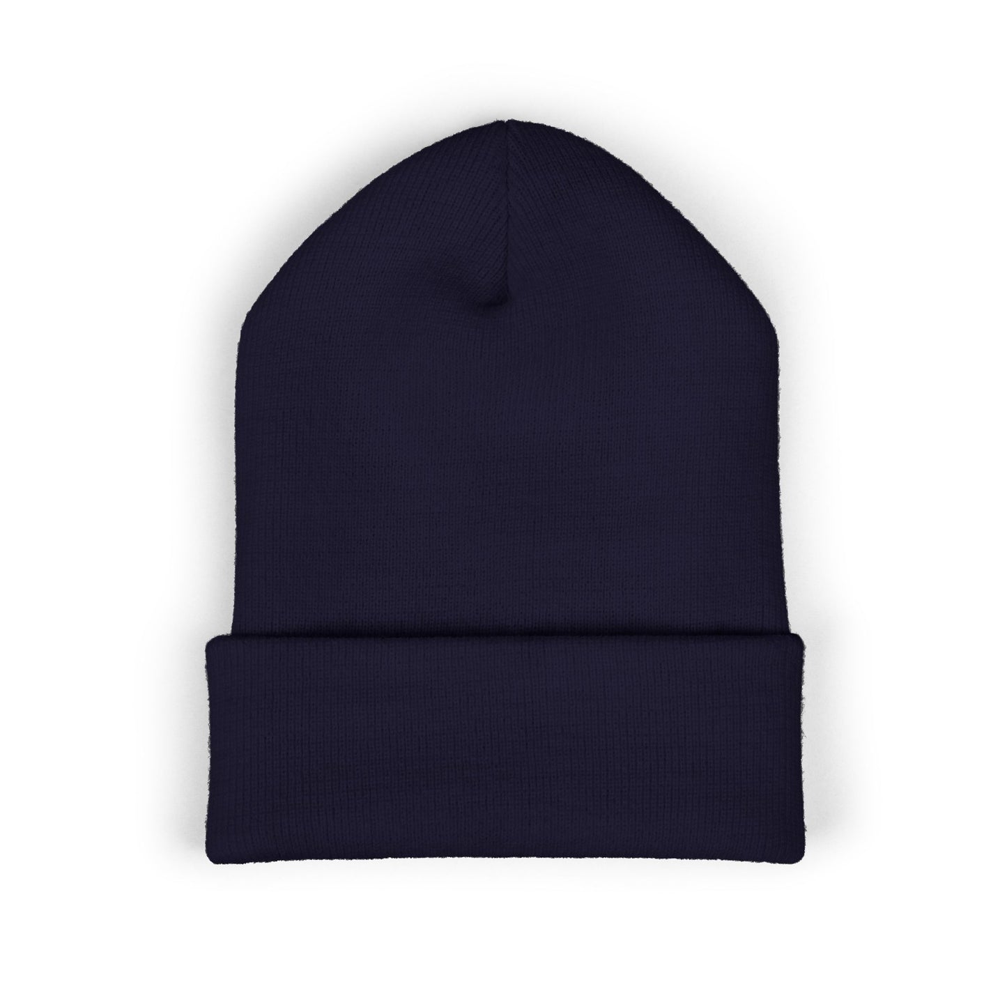 Tired Cuffed Beanie, Embroidered Beanie Hat, Eco-Friendly Accessories, Winter Warm Hat