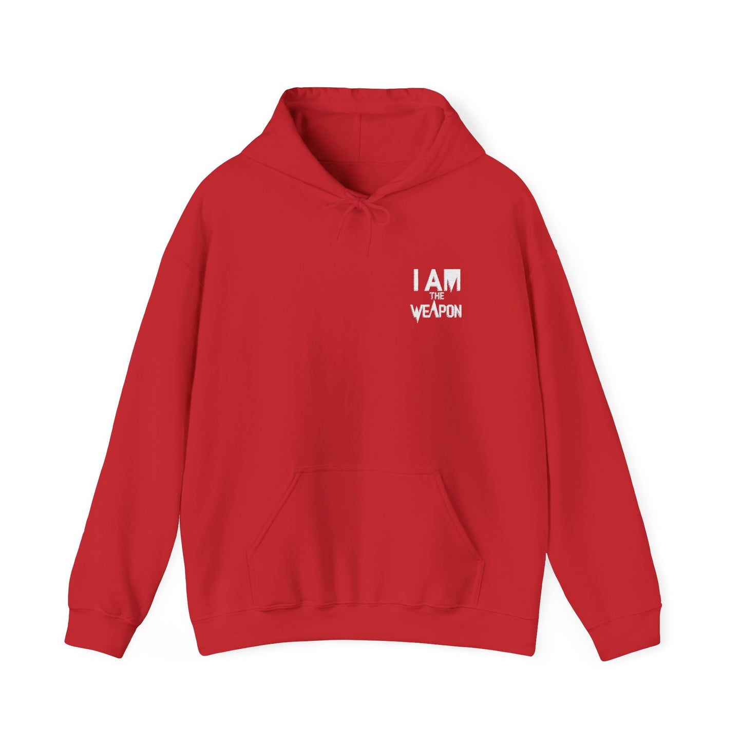 I Am The Weapon Unisex Heavy Blend Hooded Sweatshirt - Empowering Comfort for Every Occasion