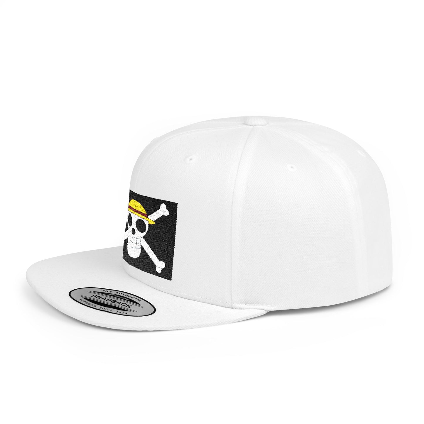 Straw Hat Pirates' Jolly Roger Embroidered Snapback Cap