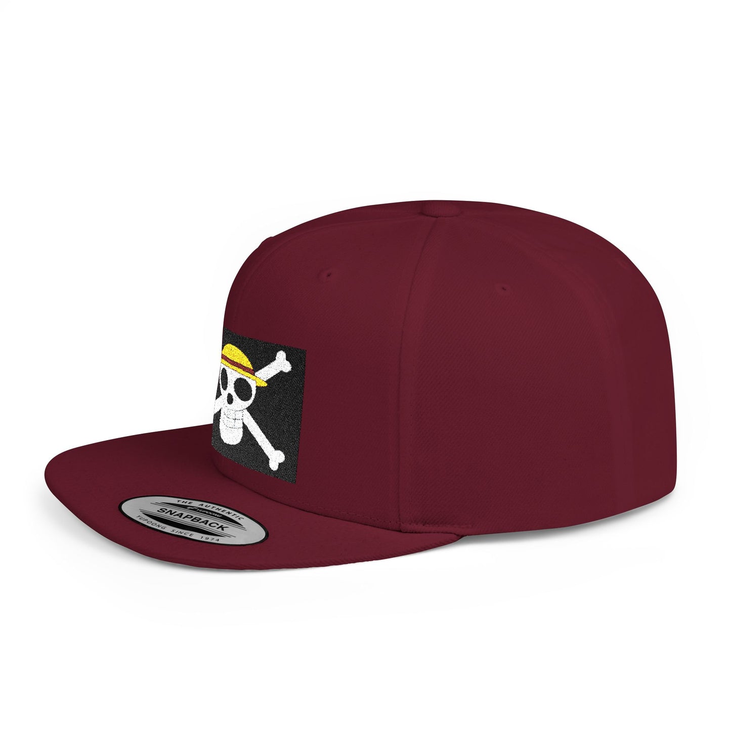 Straw Hat Pirates' Jolly Roger Embroidered Snapback Cap