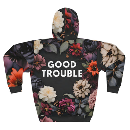 Good Trouble - Unisex Pullover Hoodie (AOP)