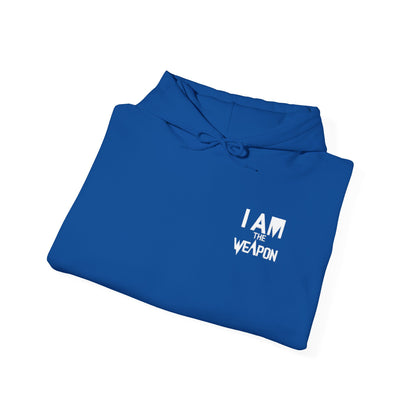 I Am The Weapon Unisex Heavy Blend Hooded Sweatshirt - Empowering Comfort for Every Occasion