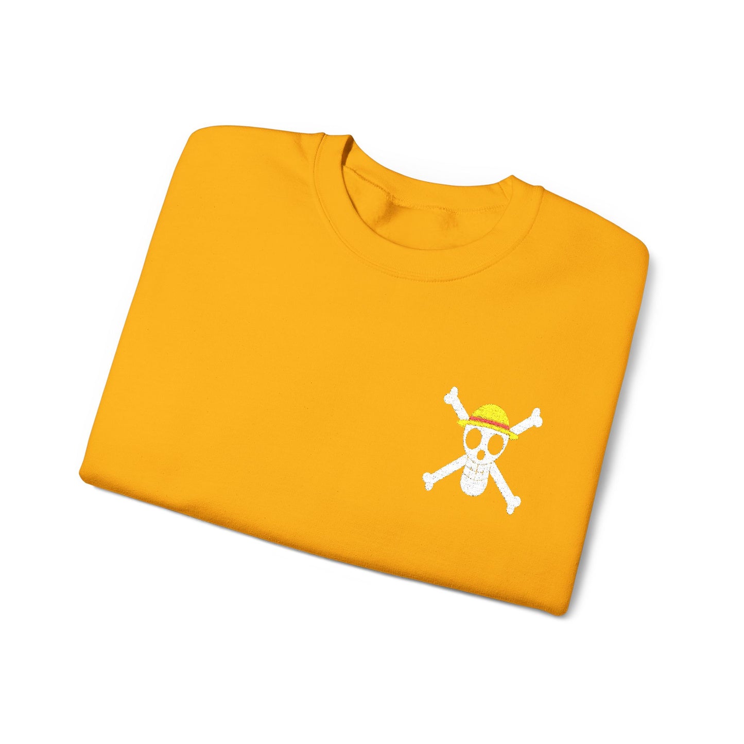 Straw Hat Pirates' Jolly Roger Embroidered Unisex Crewneck Sweatshirt