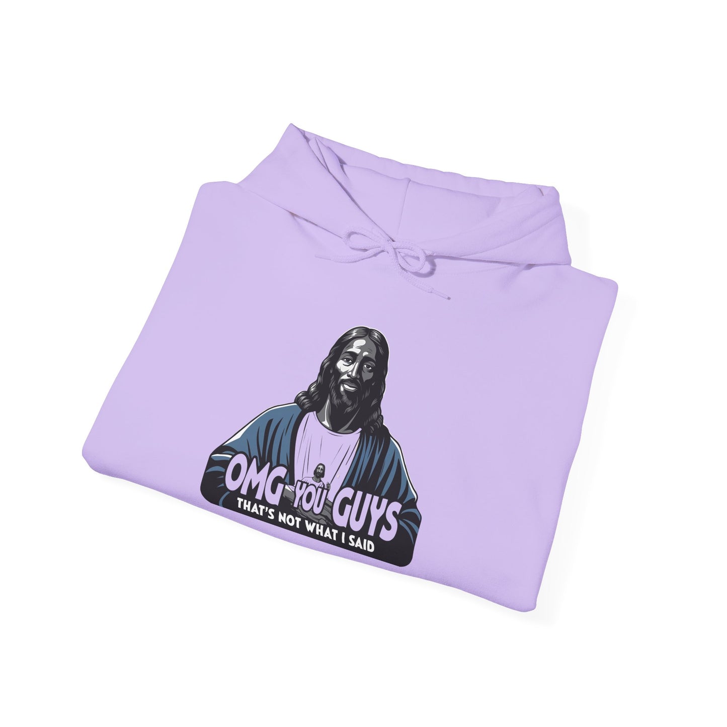 Unisex Heavy Blend™ Hooded Sweatshirt - "Thats Not What I Said Jesus" Humor