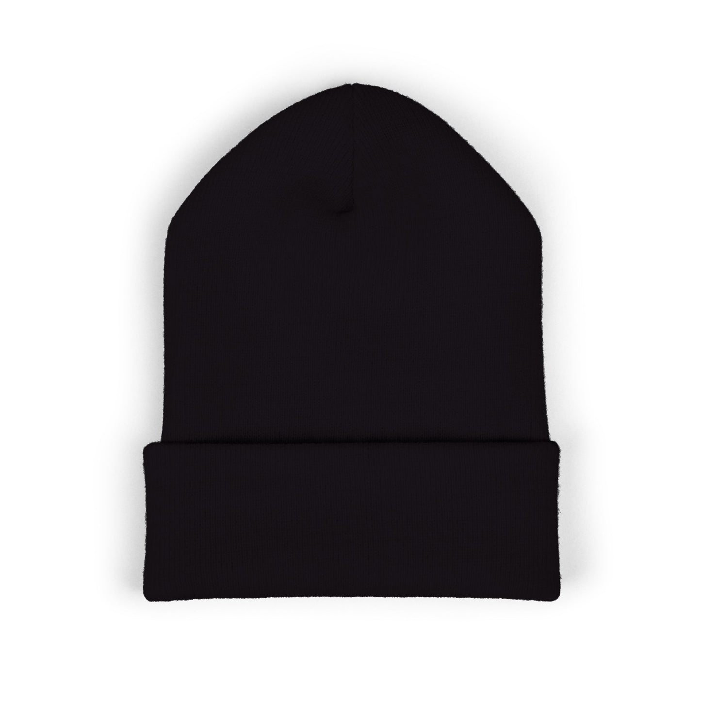 Tired Cuffed Beanie, Embroidered Beanie Hat, Eco-Friendly Accessories, Winter Warm Hat