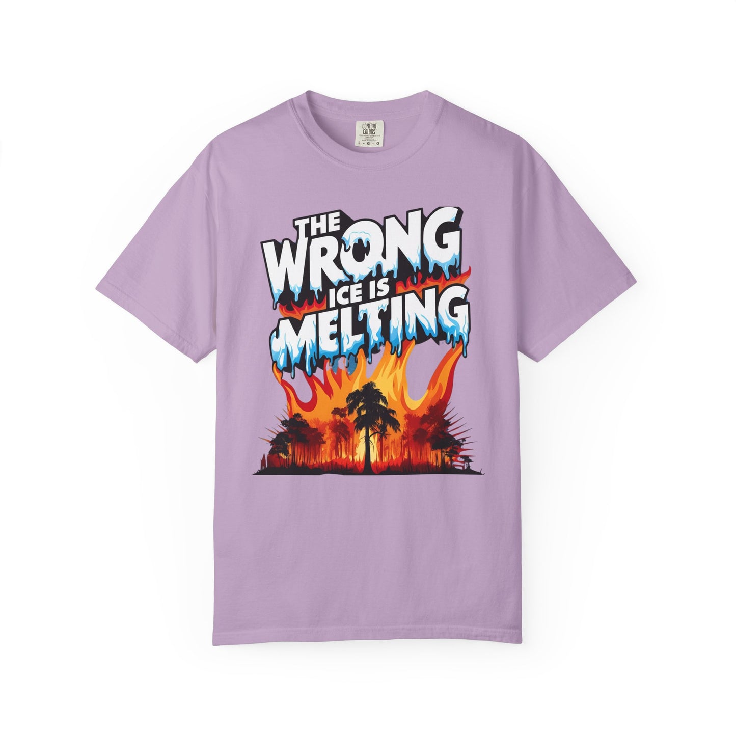 The Wrong Ice Is Melting Eco-Conscious Unisex T-Shirt - Climate Change Awareness Tee, Sustainable Fashion, Environmentalist Gift, Earth Day Apparel, Activism Top