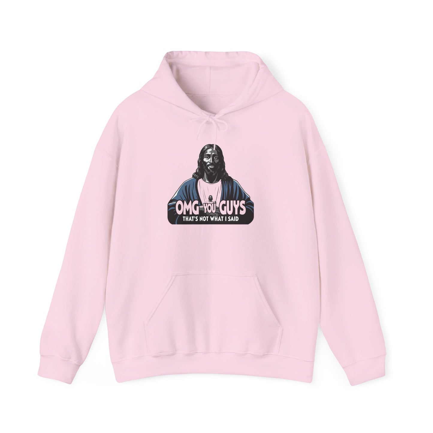 Unisex Heavy Blend™ Hooded Sweatshirt - "Thats Not What I Said Jesus" Humor