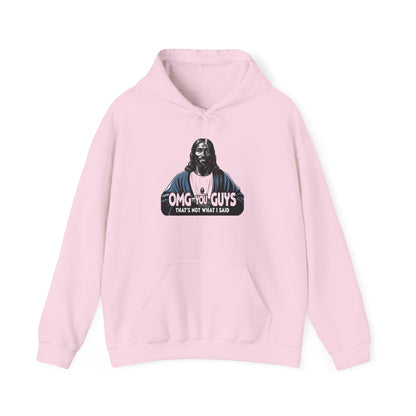 Unisex Heavy Blend™ Hooded Sweatshirt - "Thats Not What I Said Jesus" Humor