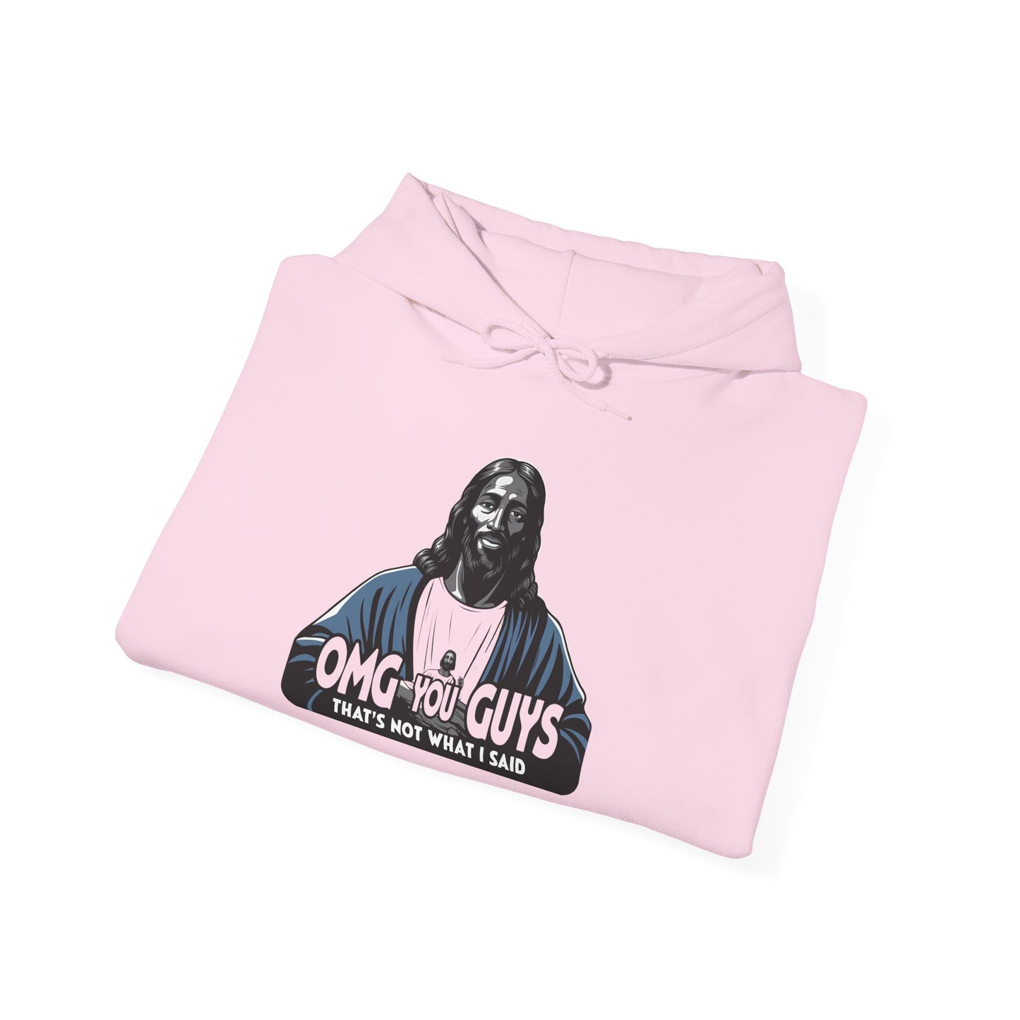 Unisex Heavy Blend™ Hooded Sweatshirt - "Thats Not What I Said Jesus" Humor
