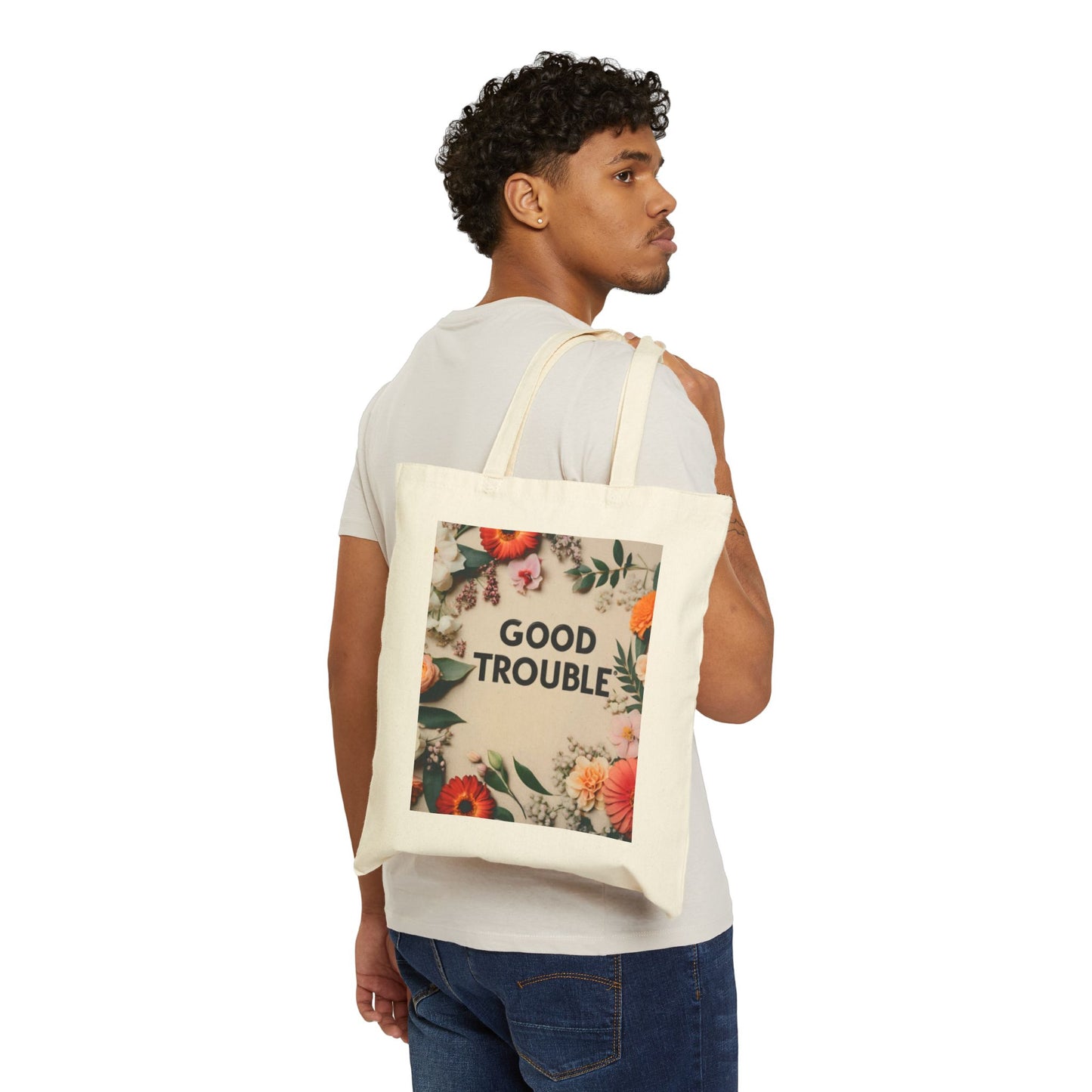 Good Trouble - Cotton Canvas Tote Bag