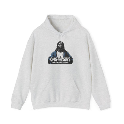 Unisex Heavy Blend™ Hooded Sweatshirt - "Thats Not What I Said Jesus" Humor