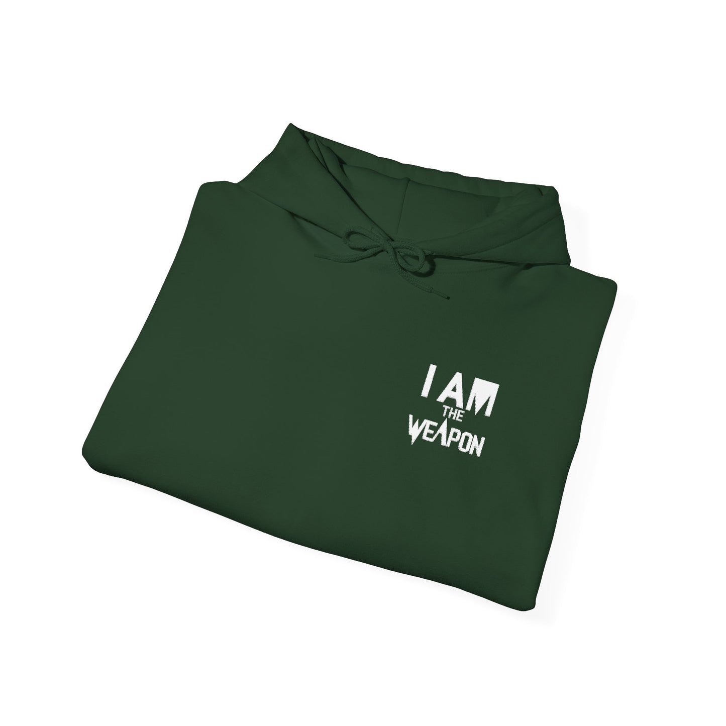 I Am The Weapon Unisex Heavy Blend Hooded Sweatshirt - Empowering Comfort for Every Occasion