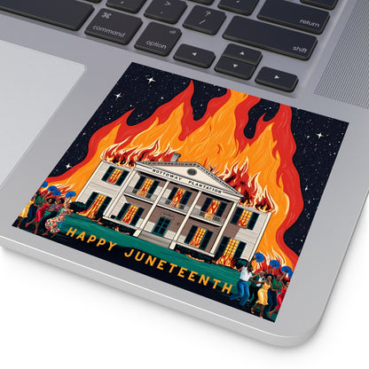 Nottoway Plantation Square Stickers, Design for outdoor or indoor Home Decor, Juneteenth Gifts
