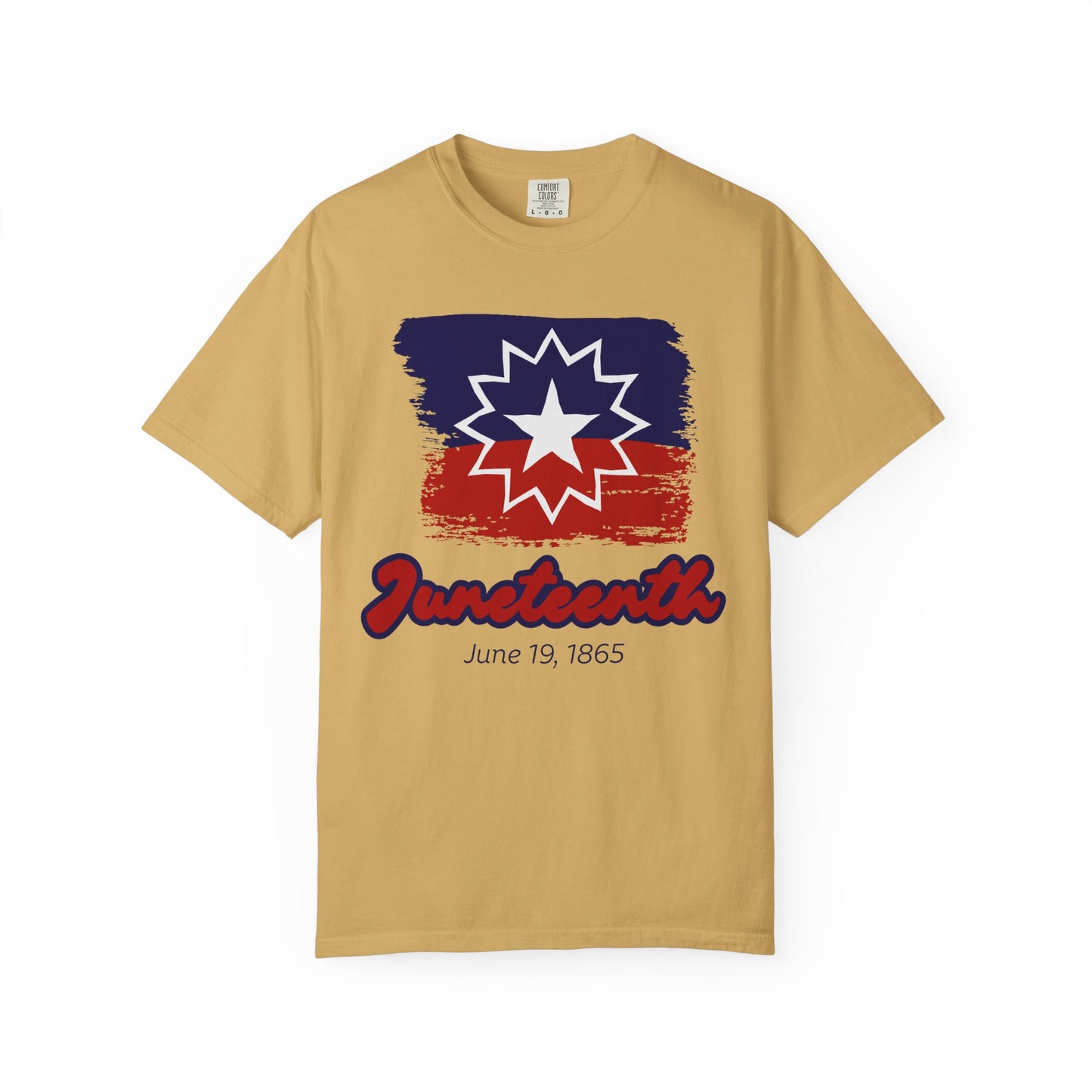 Happy Juneteenth Gift - Freedom Day Unisex Garment-Dyed T-shirt