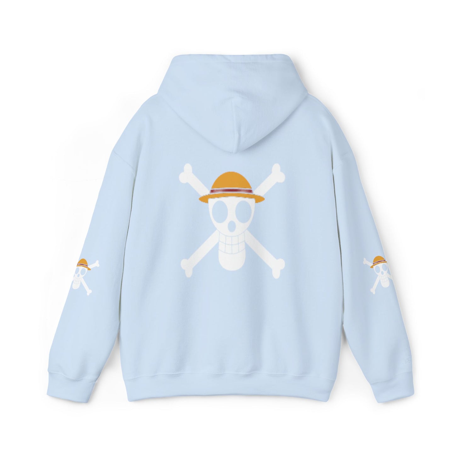 Straw Hat Pirates' Jolly Roger Embroidered Hoodie Design,  Protest streetwear