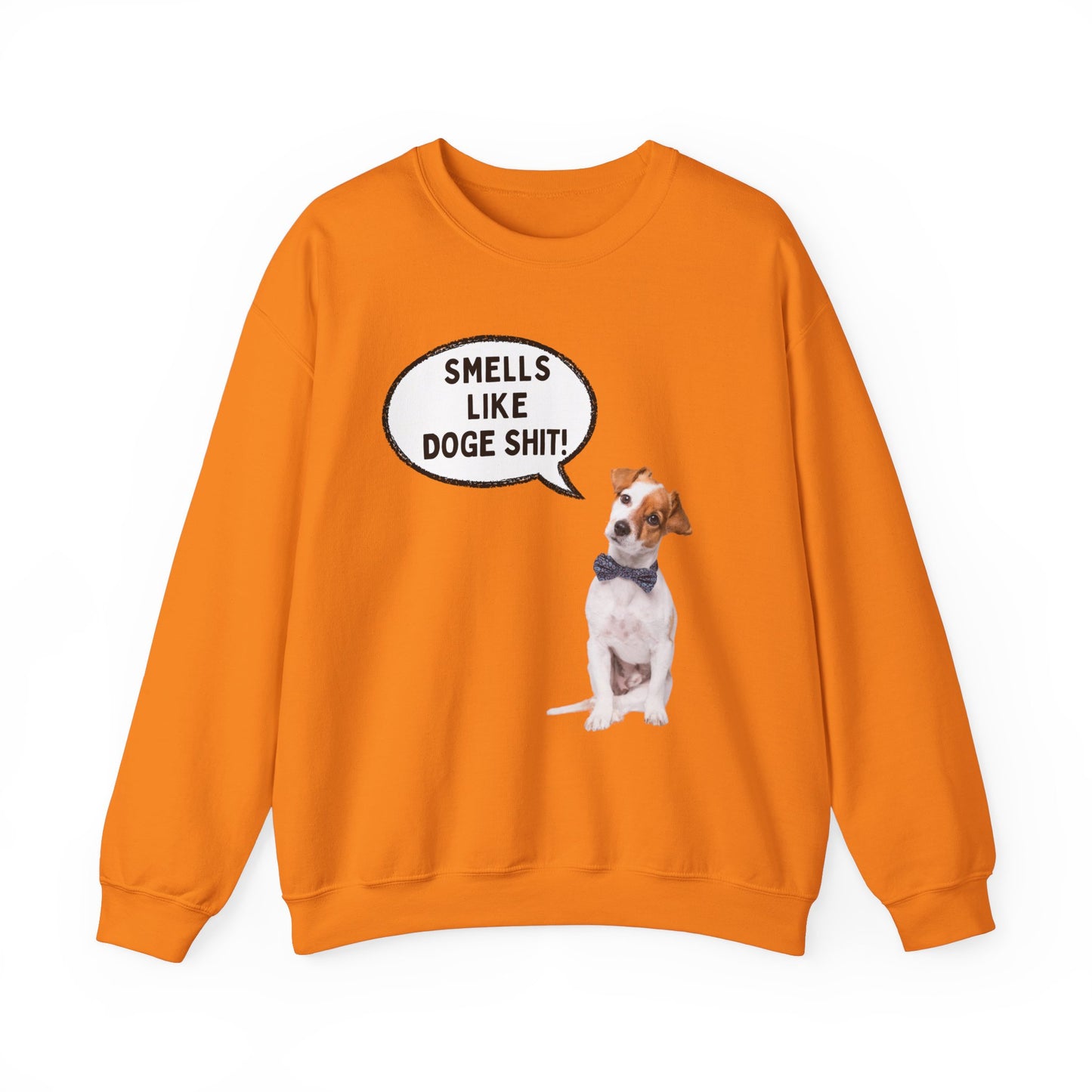 Funny Dog Lover Sweatshirt - 'Smells Like Doge Sh*t!' Crewneck
