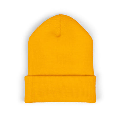 F ELON and the FELON Classic Cuffed Beanie, Embroidered Beanie Hat, Eco-Friendly Accessories, Political Headgear