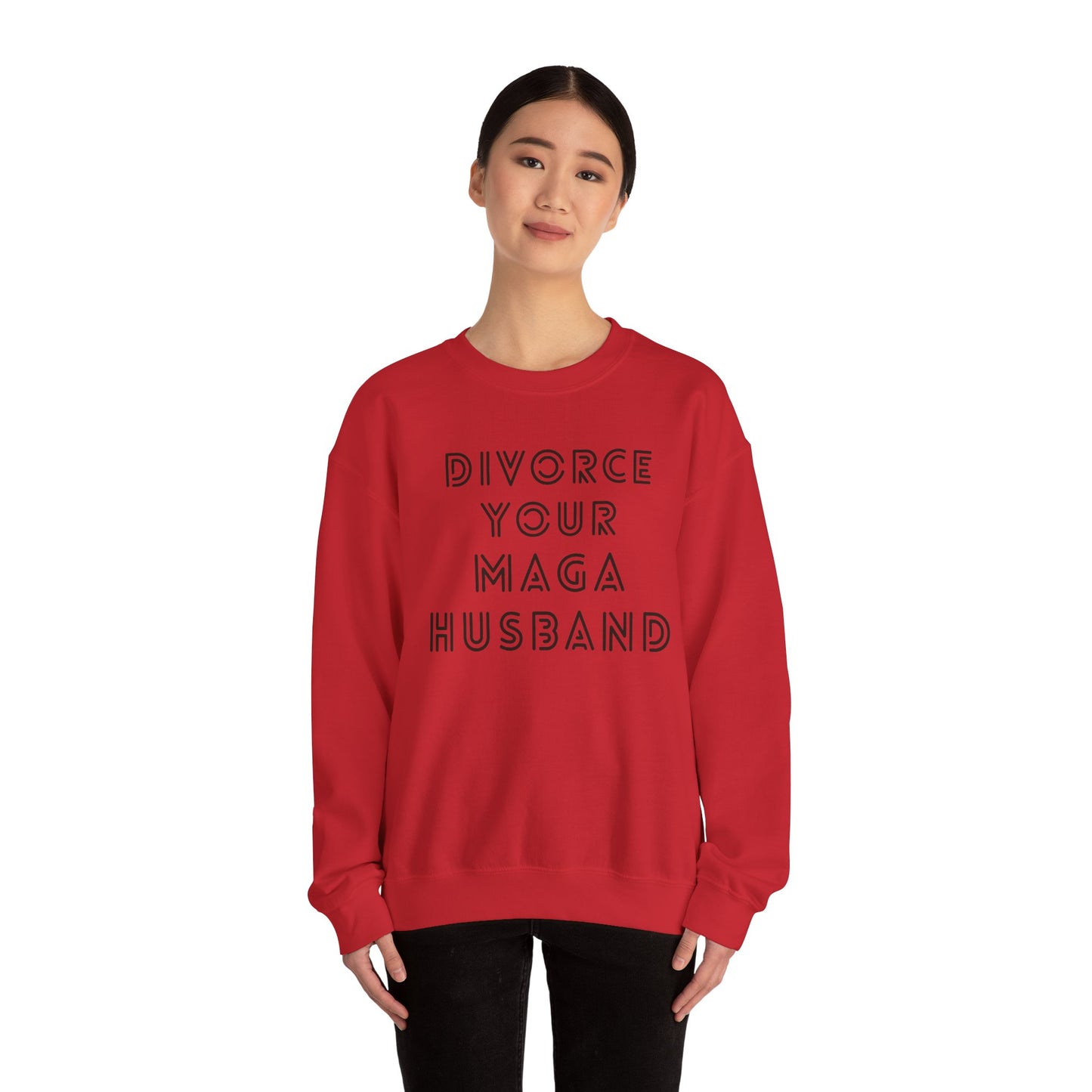 Divorce Your Mean Husband Floral Crewneck Sweatshirt