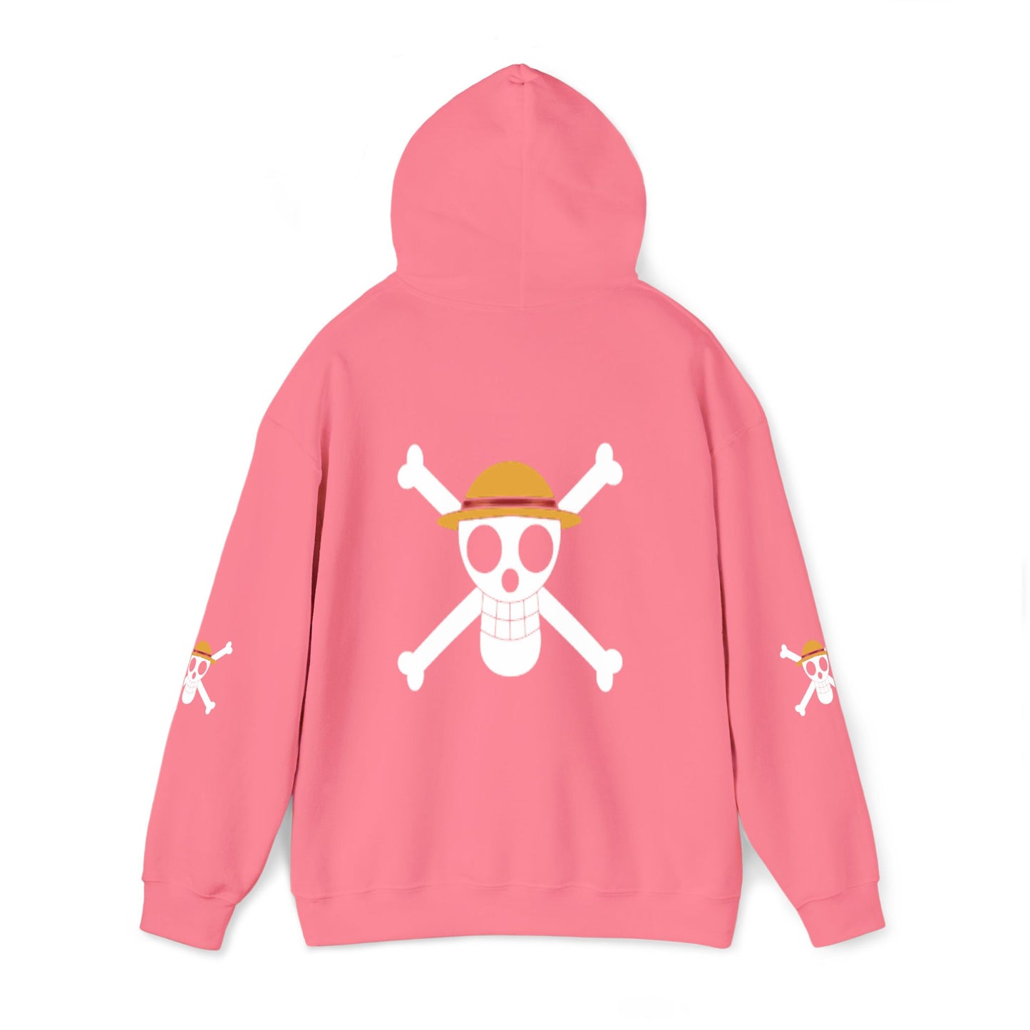 Straw Hat Pirates' Jolly Roger Embroidered Hoodie Design,  Protest streetwear