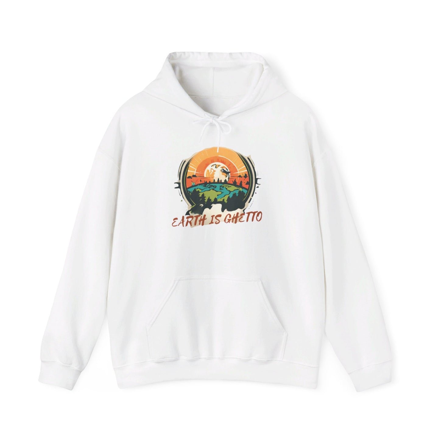 Earth is Ghetto - Unisex Heavy Blend™ Hooded Sweatshirt