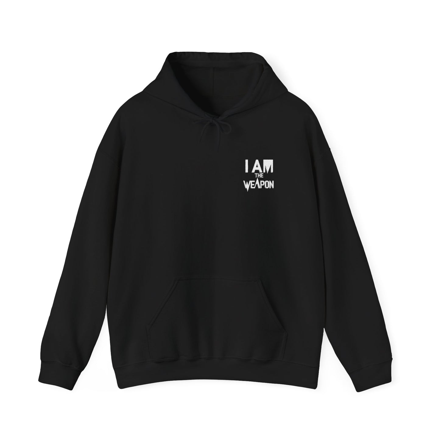I Am The Weapon Unisex Heavy Blend Hooded Sweatshirt - Empowering Comfort for Every Occasion