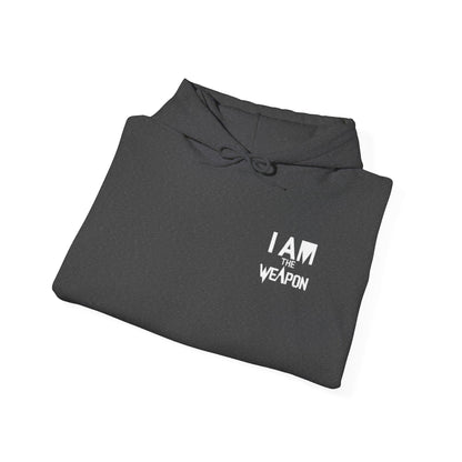 I Am The Weapon Unisex Heavy Blend Hooded Sweatshirt - Empowering Comfort for Every Occasion
