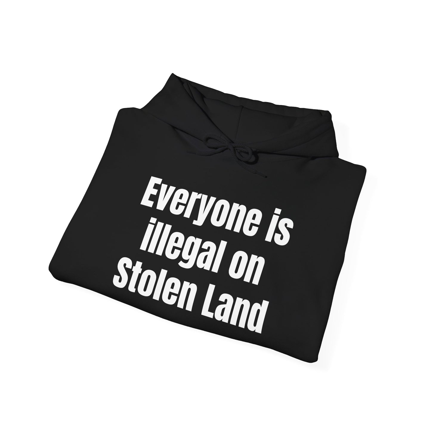 Everyone is illegal on Stolen Land  - Unisex Heavy Blend™ Hooded Sweatshirt