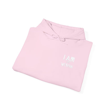 I Am The Weapon Unisex Heavy Blend Hooded Sweatshirt - Empowering Comfort for Every Occasion