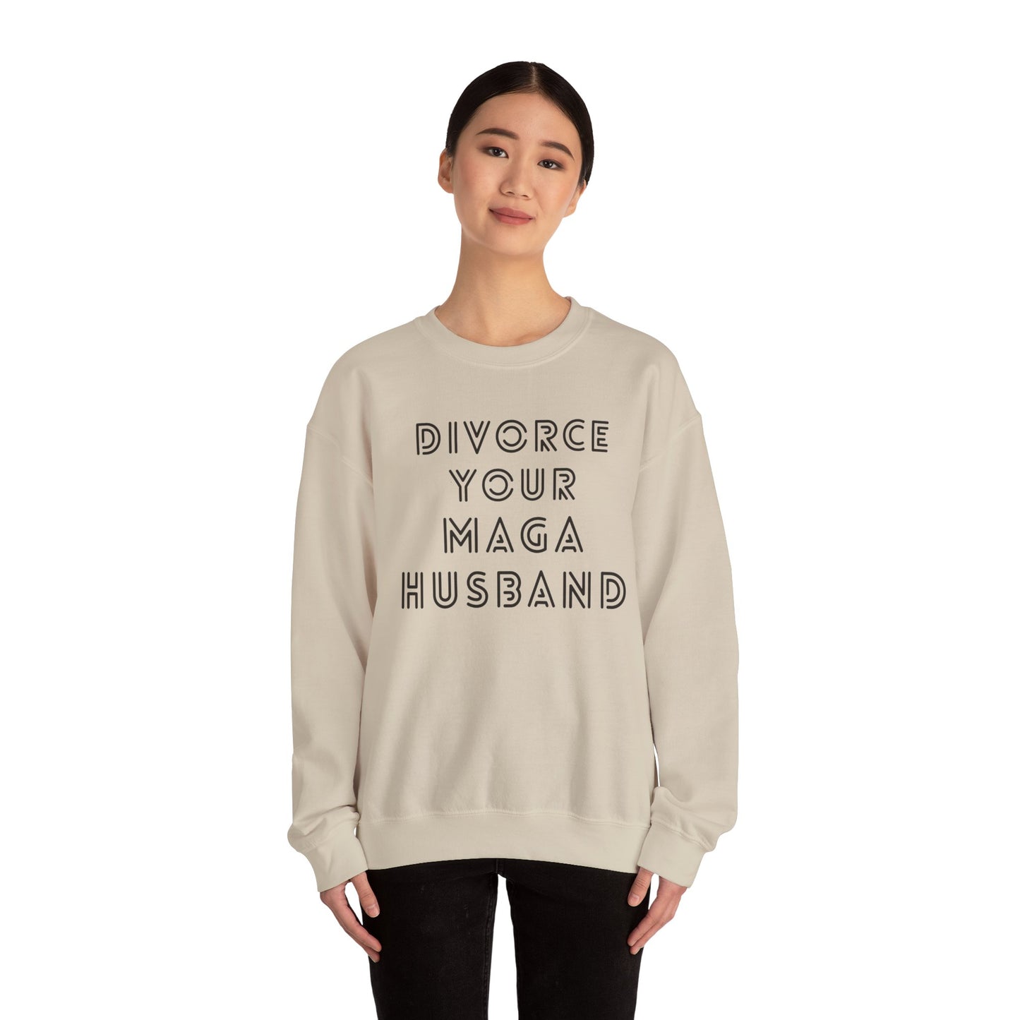 Divorce Your Mean Husband Floral Crewneck Sweatshirt