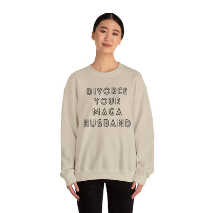 Divorce Your Mean Husband Floral Crewneck Sweatshirt