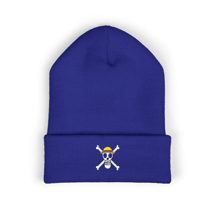 Straw Hat Pirates' Jolly Roger Embroidered Beanie Hat