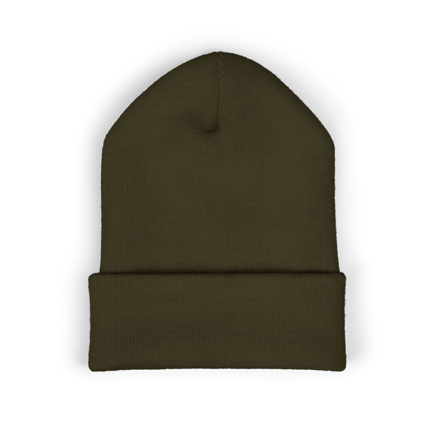 Tired Cuffed Beanie, Embroidered Beanie Hat, Eco-Friendly Accessories, Winter Warm Hat