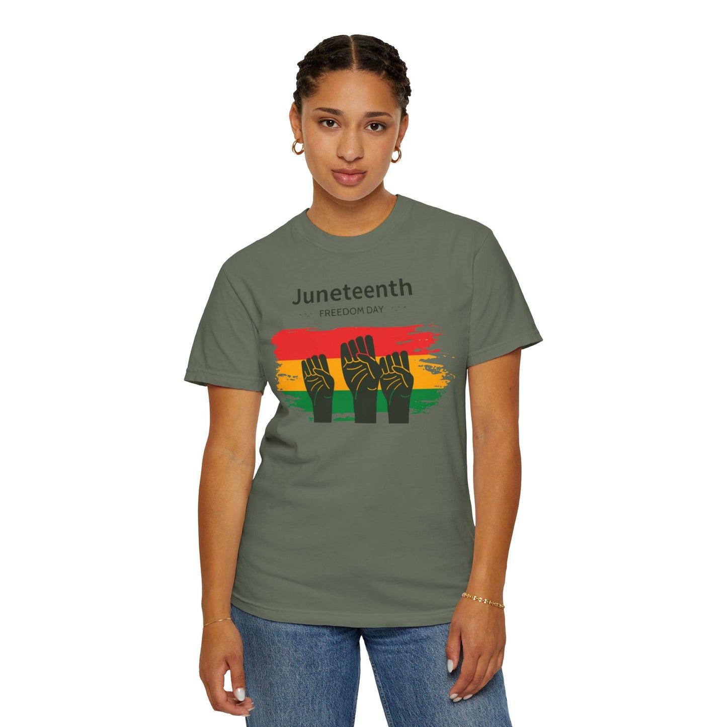 Juneteenth - Unisex Garment-Dyed T-shirt