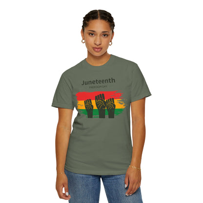 Juneteenth - Unisex Garment-Dyed T-shirt