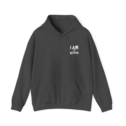 I Am The Weapon Unisex Heavy Blend Hooded Sweatshirt - Empowering Comfort for Every Occasion